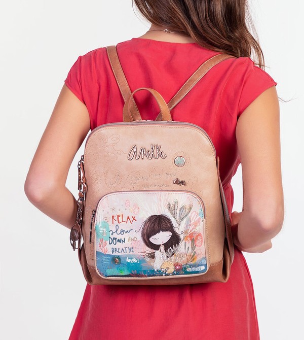 Mochilas Anekke Mediterranean With Front Pocket | 602GZWQVU