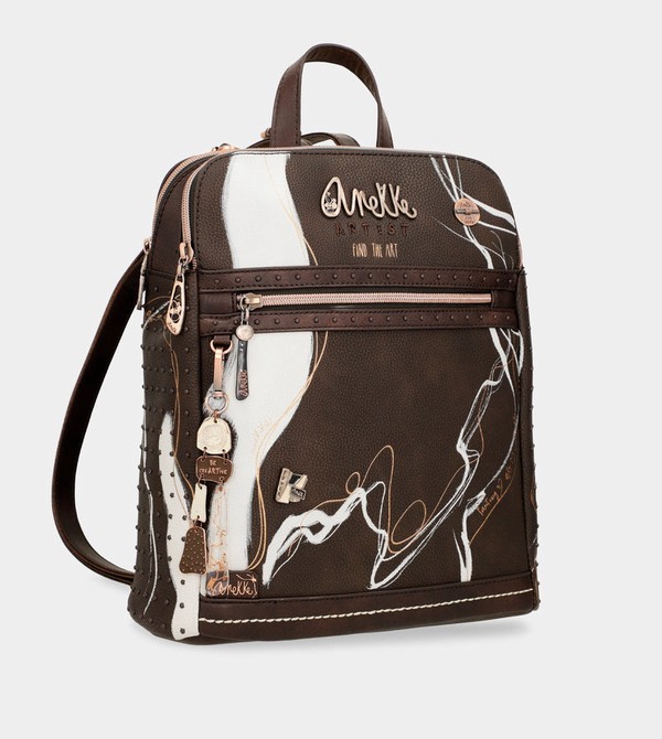 Mochilas Anekke Nature Shodō 2 Compartment Brown | 768VNJFKL