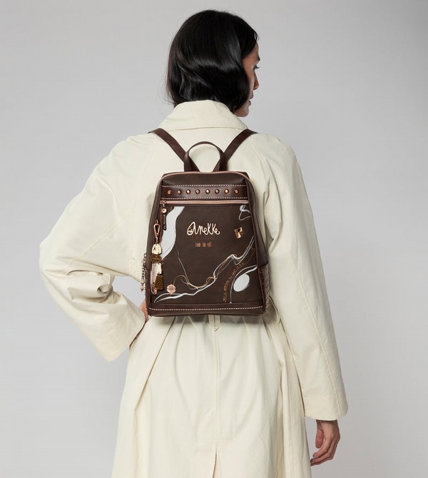 Mochilas Anekke Nature Shodō Large Brown | 537QXZUHW