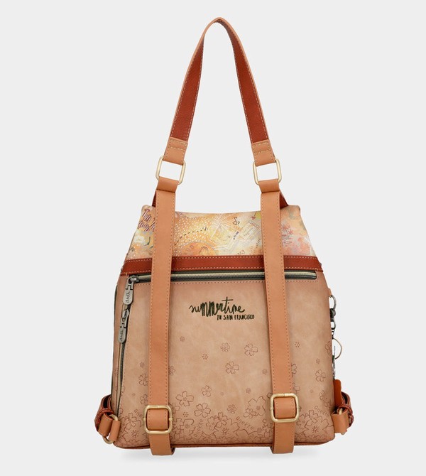 Mochilas Anekke Peace & Love Camel Anti-theft | 851LTRCXN