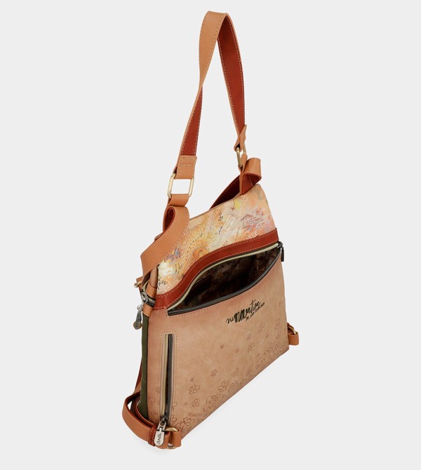 Mochilas Anekke Peace & Love Camel Anti-theft | 851LTRCXN