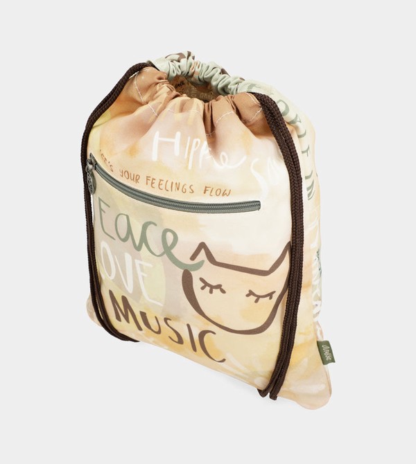 Mochilas Anekke Peace & Love Fabric Drawstring | 270EYUKRB
