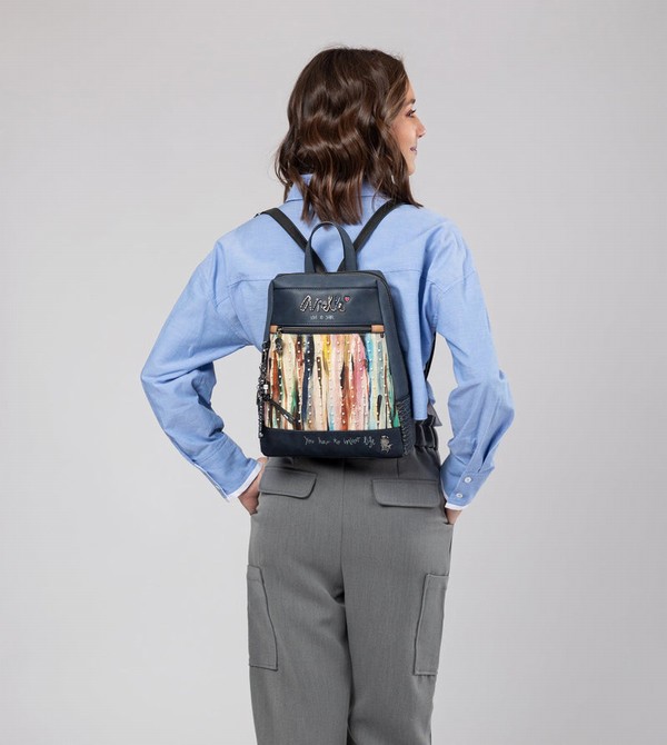 Mochilas Anekke Studio Navy Blue Pearl | 452XPMELK