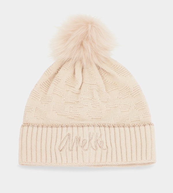 Sombreros Anekke Beige Shodō Knit | 913RTIOZE