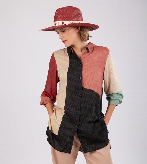 Sombreros Anekke Terracotta Raffia | 201DHTFZX