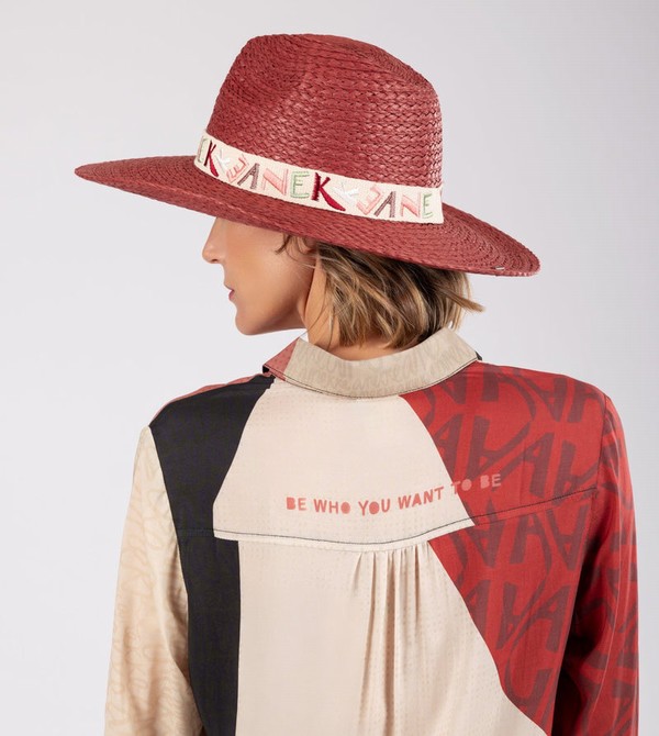 Sombreros Anekke Terracotta Raffia | 201DHTFZX