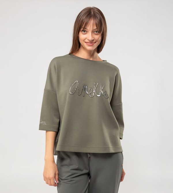 Sudaderas Anekke Green Logo | 457BOZHEC