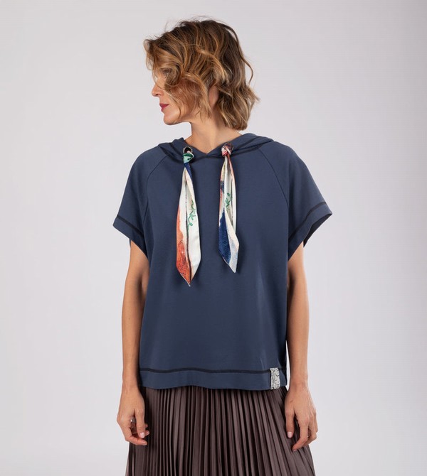 Sudaderas Anekke Studio Navy Blue Sleeveless | 640OSRTAC