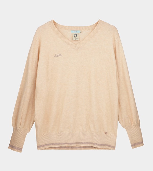 Suéteres Anekke Beige Shōen V-neck | 659QDUCZW