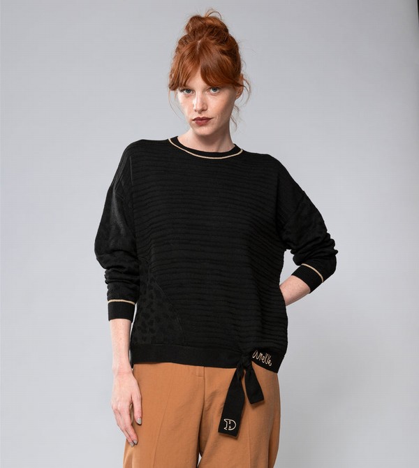 Suéteres Anekke Black Shōen Crew Neck | 398LNOXSJ
