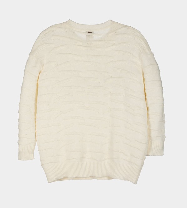 Suéteres Anekke Ecru Knitted Jumper | 103AXKICQ