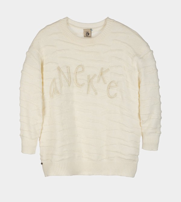Suéteres Anekke Ecru Knitted Jumper | 103AXKICQ