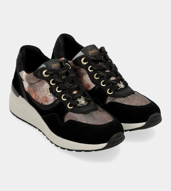 Zapatos Anekke Black Padded Sports With Wedge | 093FXTSWR
