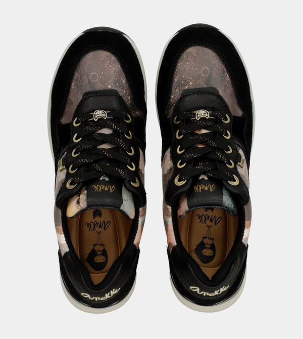 Zapatos Anekke Black Padded Sports With Wedge | 093FXTSWR