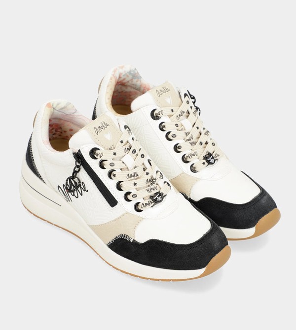Zapatos Anekke Black & White Wedge | 285CASBGV