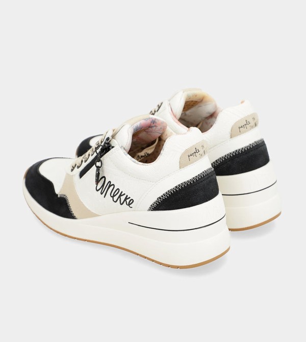 Zapatos Anekke Black & White Wedge | 285CASBGV