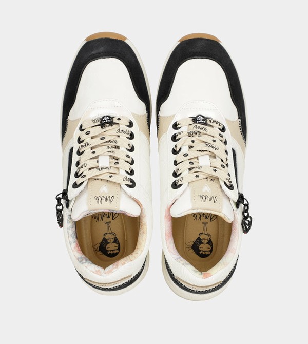 Zapatos Anekke Black & White Wedge | 285CASBGV