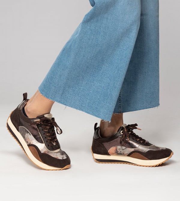 Zapatos Anekke Brown Palette Patterned Sports | 758LWXEGY