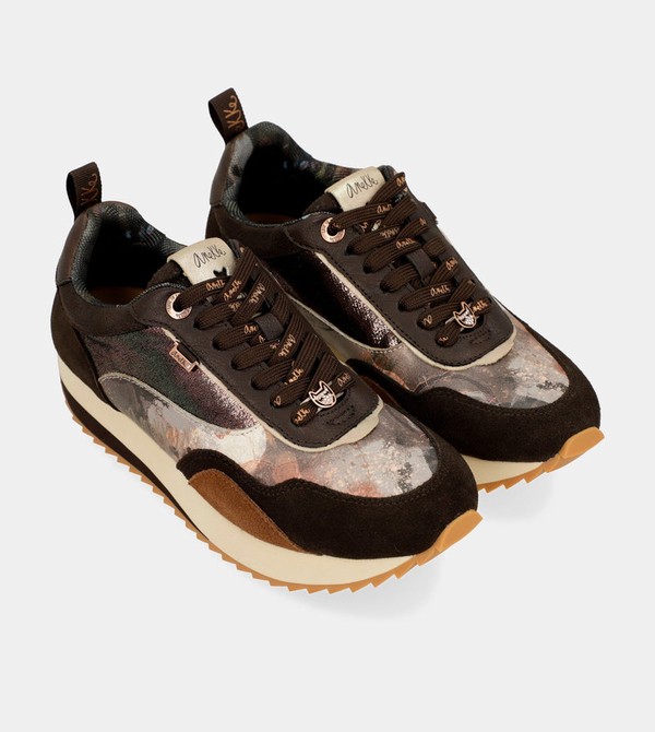 Zapatos Anekke Brown Palette Patterned Sports | 758LWXEGY
