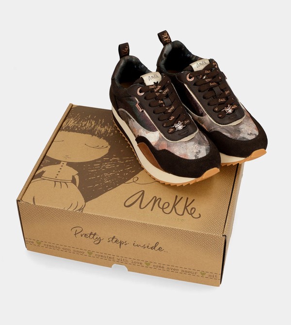 Zapatos Anekke Brown Palette Patterned Sports | 758LWXEGY