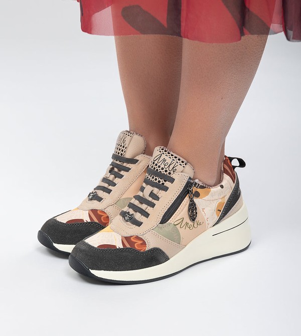 Zapatos Anekke Multicolored Wedge | 495KCFGHW