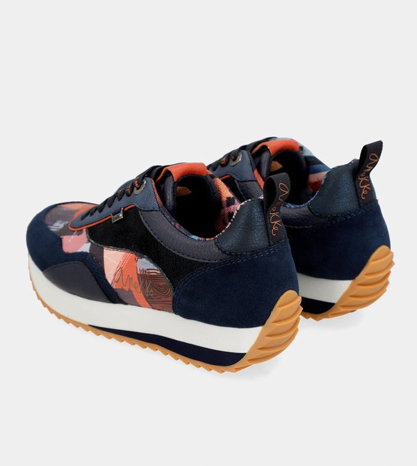 Zapatos Anekke Navy Blue Palette Patterned Sports | 963ODGSMJ