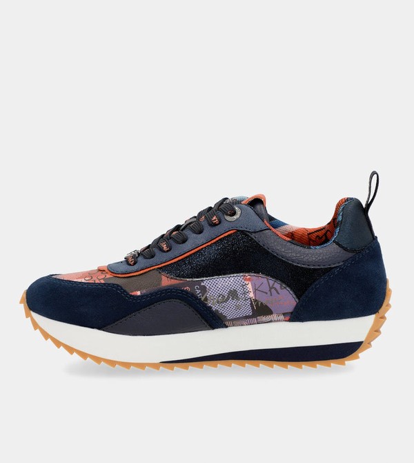 Zapatos Anekke Navy Blue Palette Patterned Sports | 963ODGSMJ