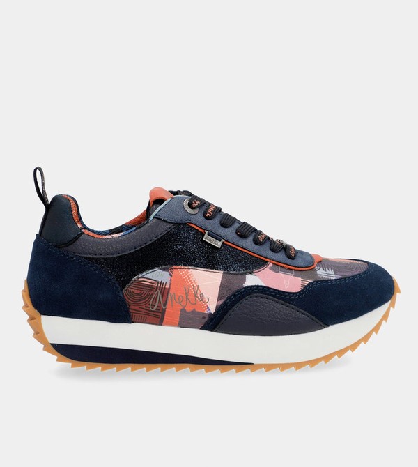 Zapatos Anekke Navy Blue Palette Patterned Sports | 963ODGSMJ